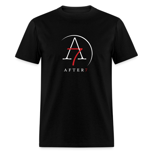 Black After 7 Shirt with Logo - black
